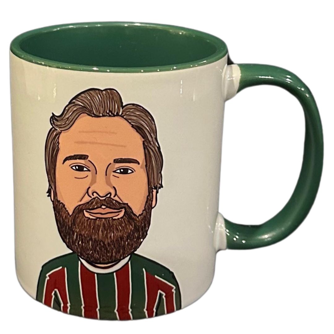 Caneca de Porcelana Tem que Respeitar o Papai 350 ml | Vilella Viajante Tricolor